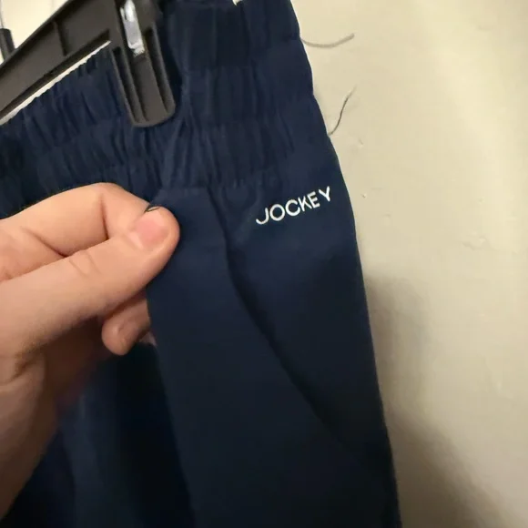 Jockey Blue Athletic Shorts Lightweight Elastic Waist - Picture 3 of 8